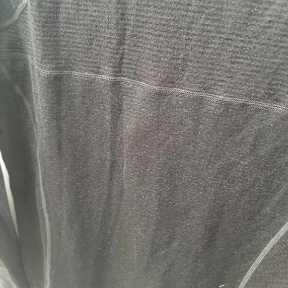 Icebreaker Wool 1/2 Zip Pullover Black Grey L - Picture 9 of 9